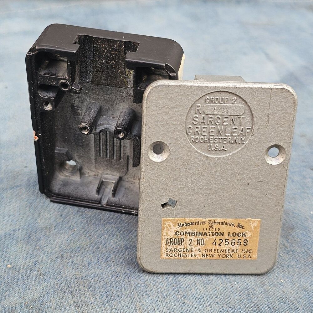 VTG Sargent & Greenleaf R6735 Group 2 Lock Body Housing & Backplate